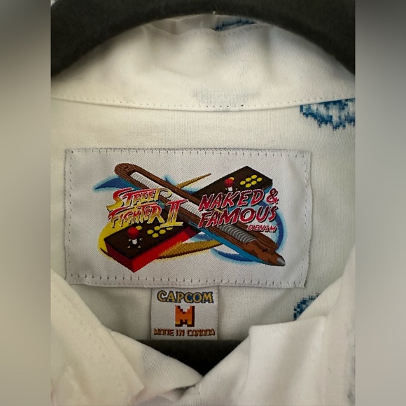Naked & Famous Hadouken Jacquard Shirt. NWOT - Picture 2 of 3